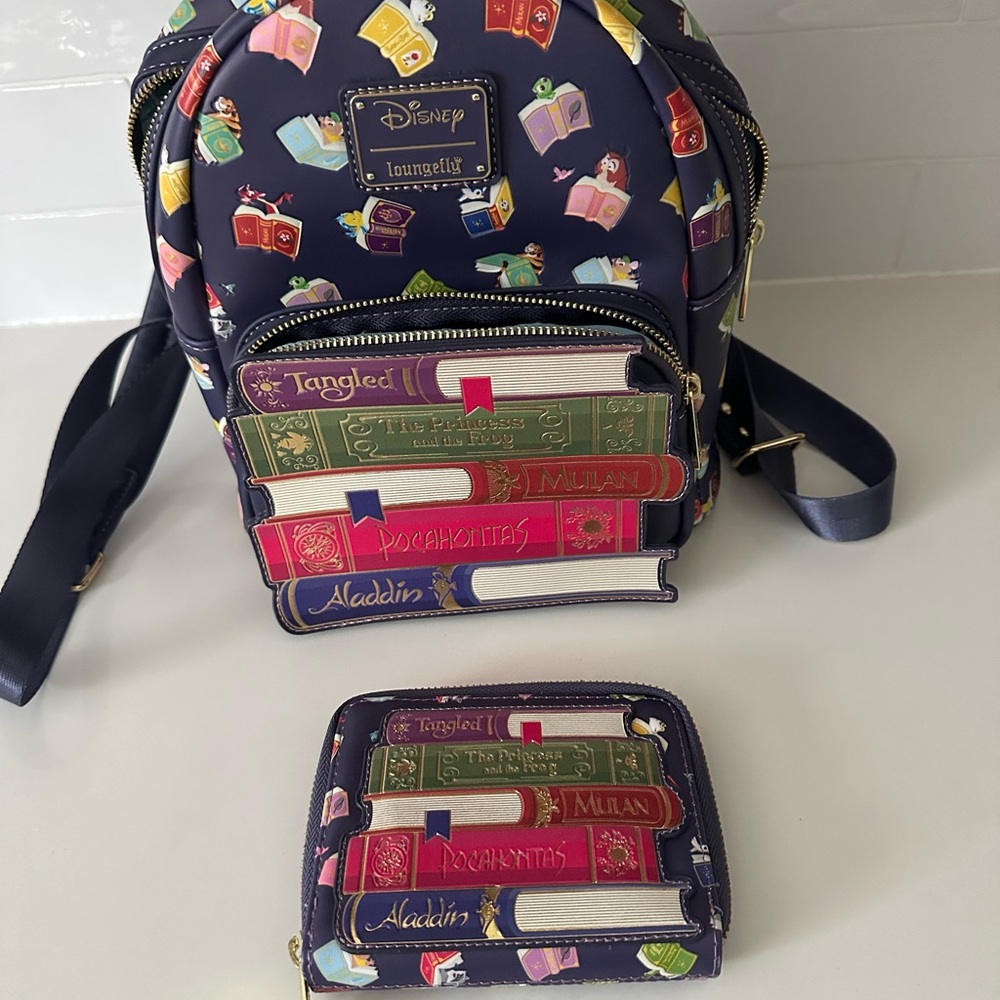 Loungefly Disney Princess Books All Over